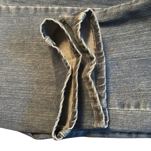 Vintage Lee High Rise Tapered Mom Jeans Side Elastic Medium Blue Wash Size 10 - Picture 14 of 14